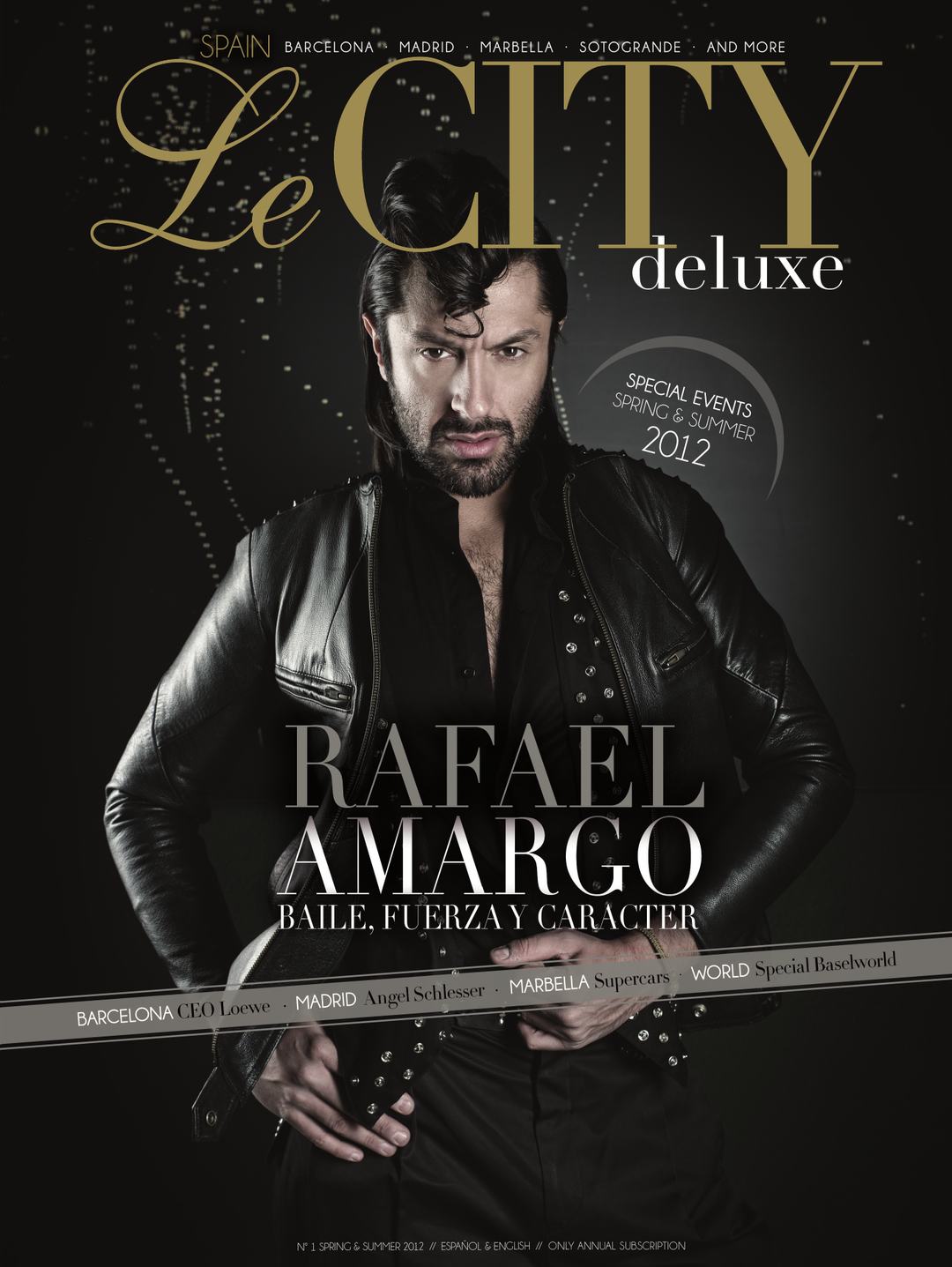 Le CITY deluxe Spain cover with Rafael Amargo, 2012.
