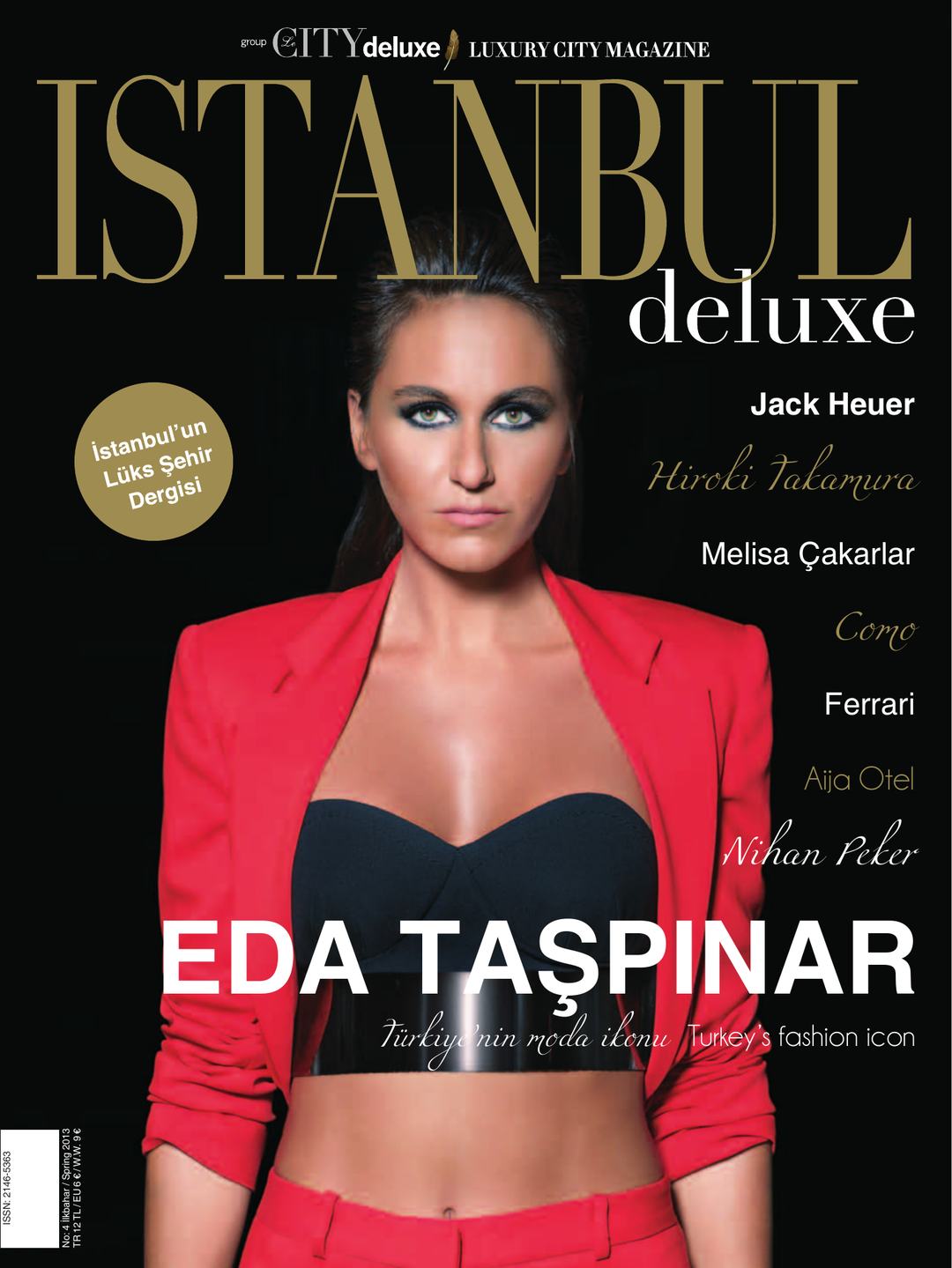Le CITY deluxe Turkey cover with Eda Taşpınar, 2013.