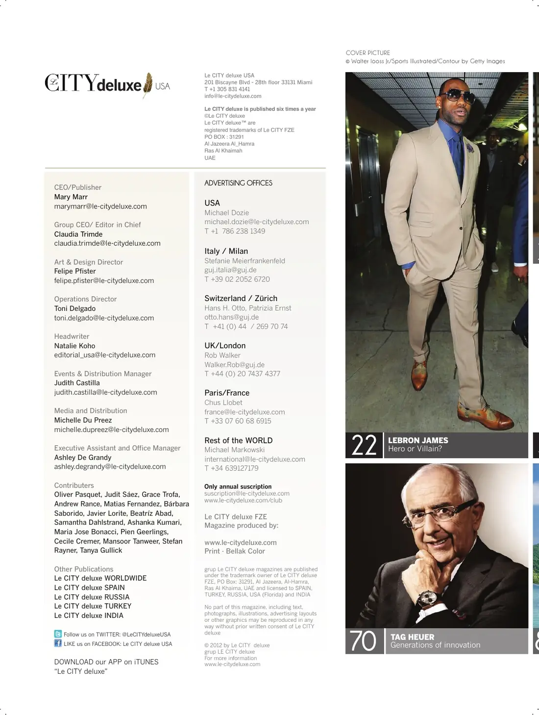 Le CITY deluxe USA, Número 1, Ene/Feb 2013, Página 14