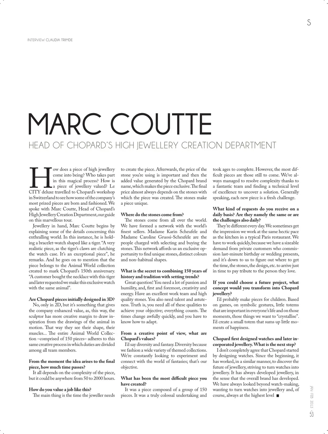 Le CITY deluxe USA, Ausgabe 1, Jan/Feb 2013, Seite 55
