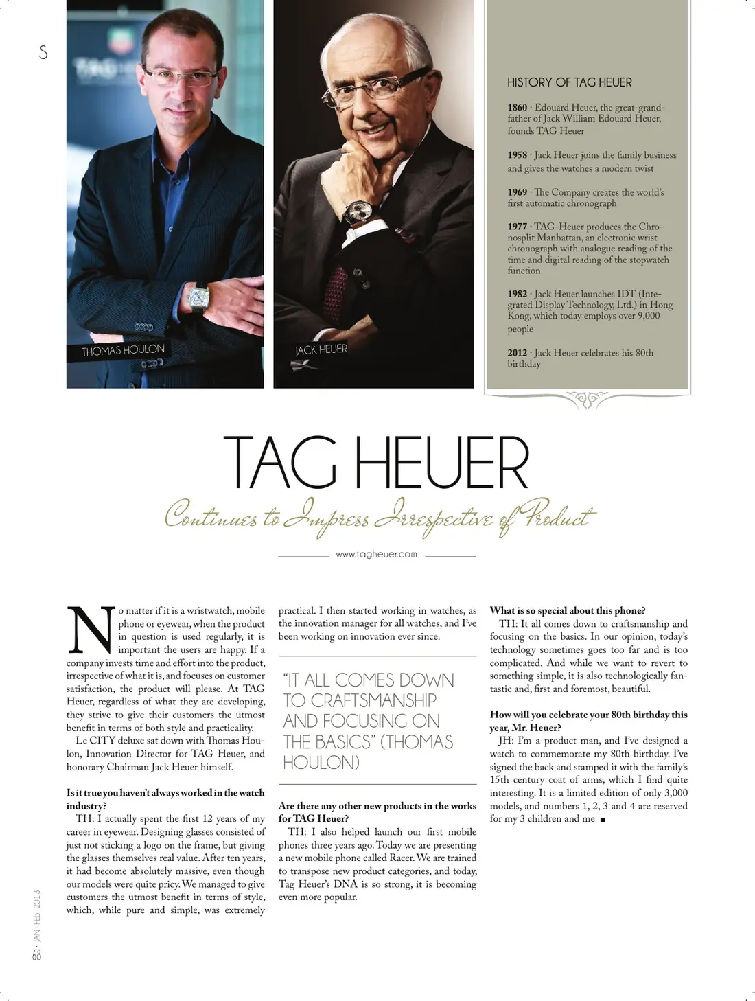 Le CITY deluxe USA, Ausgabe 1, Jan/Feb 2013, Seite 70