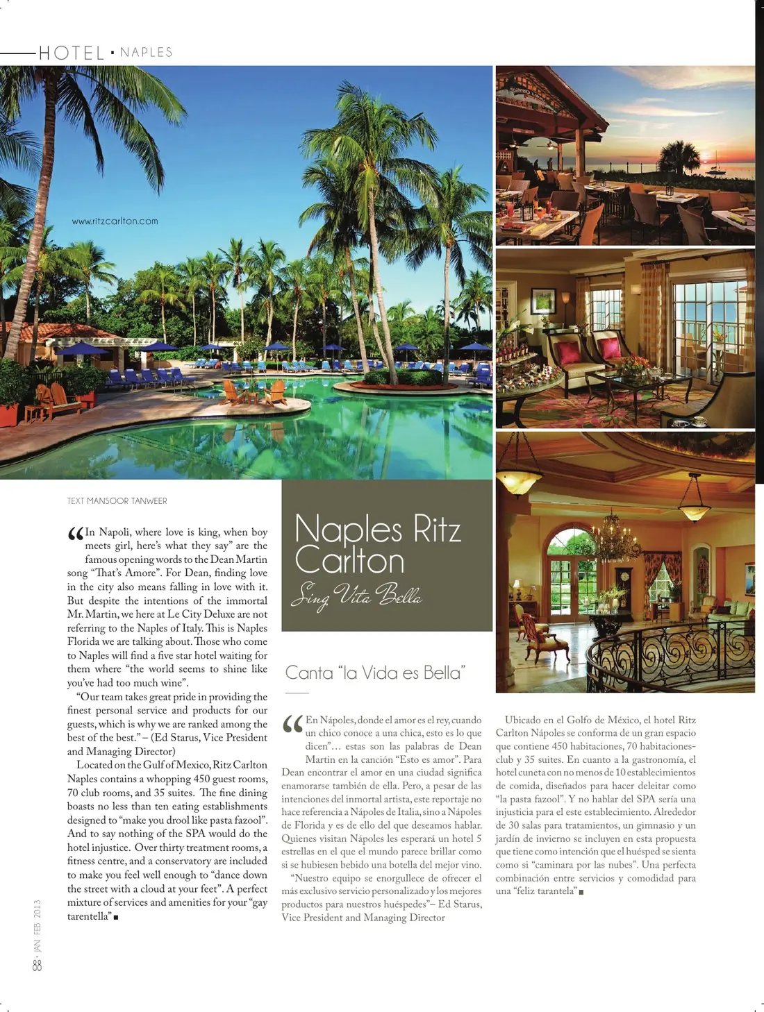Le CITY deluxe USA, Ausgabe 1, Jan/Feb 2013, Seite 90