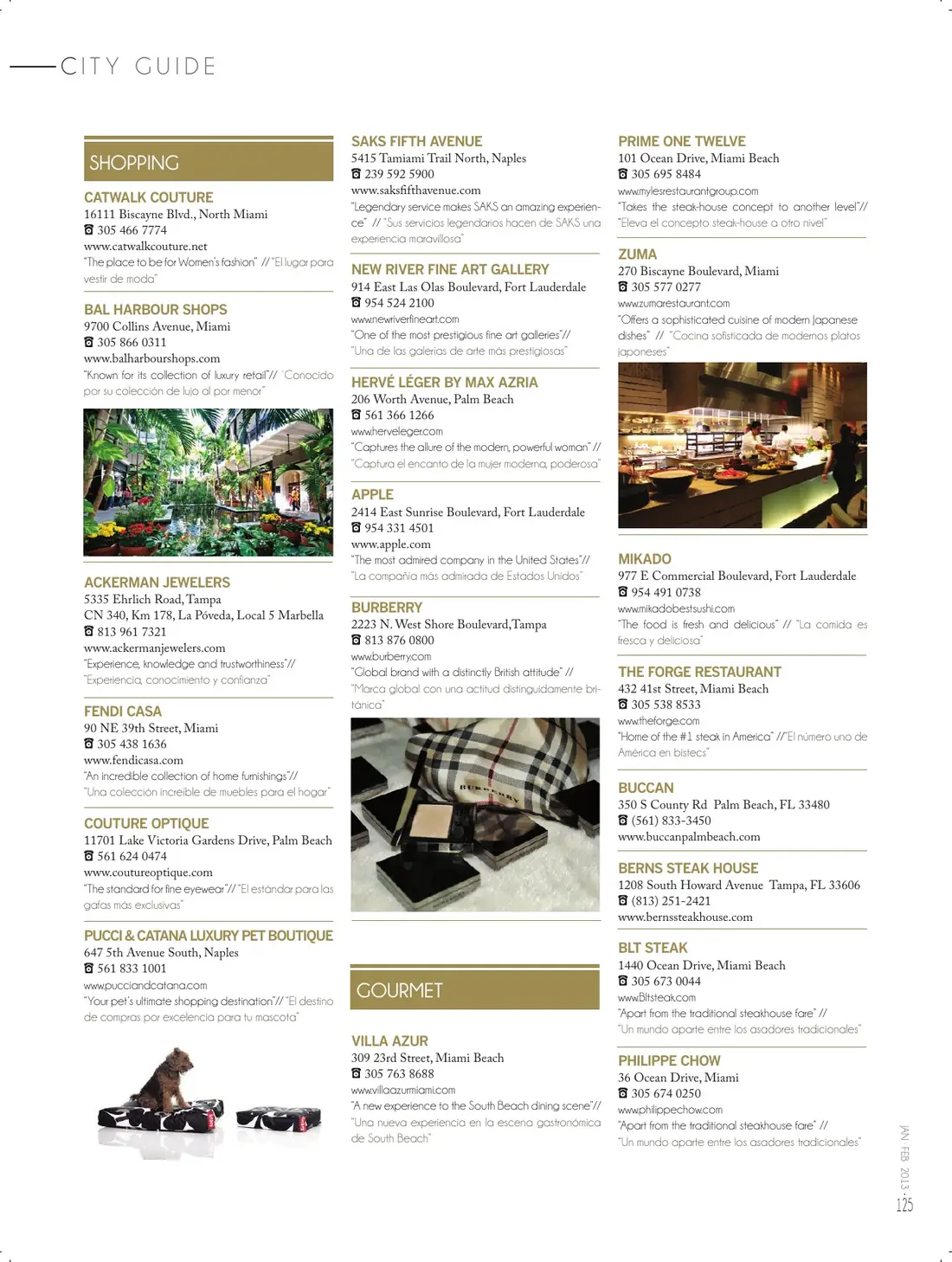 Le CITY deluxe USA, Issue 1, Jan/Feb 2013, Page 127